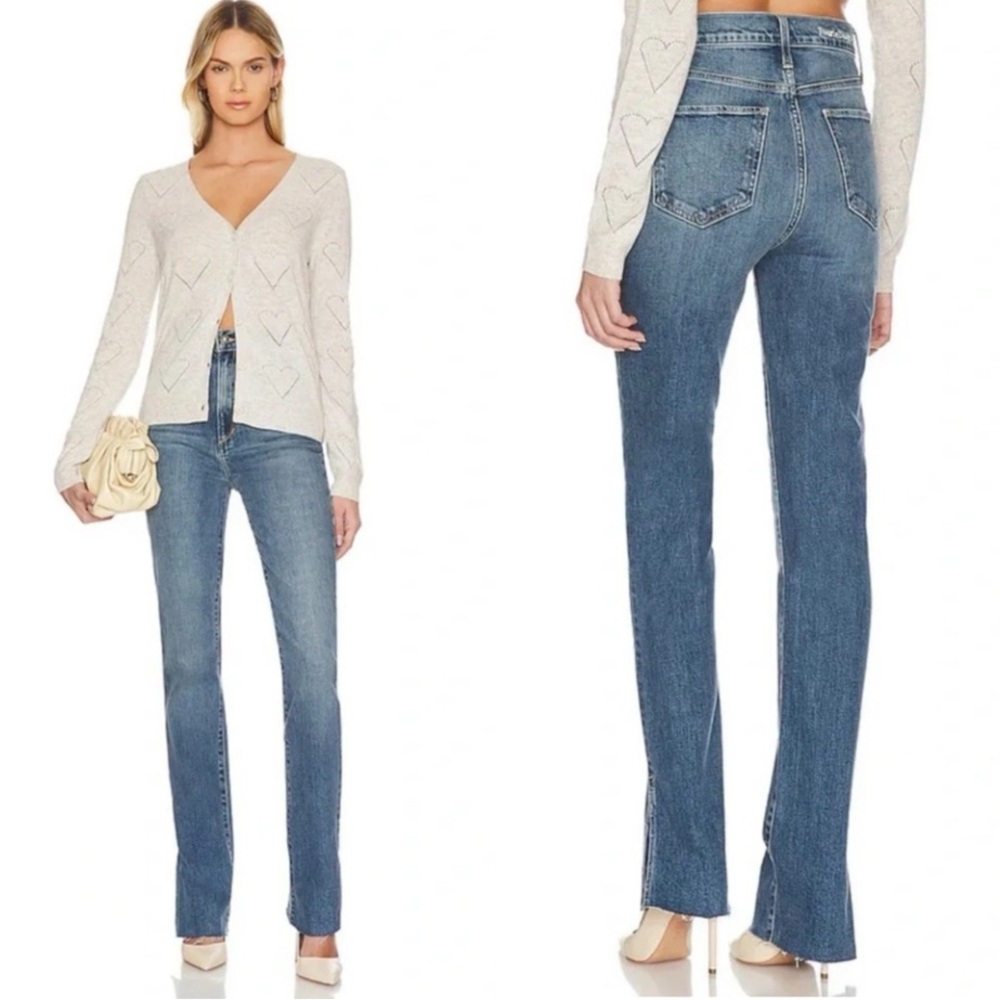 Favorite Daughter The Valentina Tower Super High Rise Cigarette 34” Laurel 27